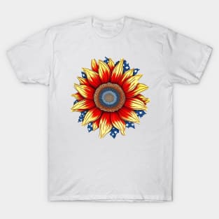 4th of July Sunflower #1 T-Shirt